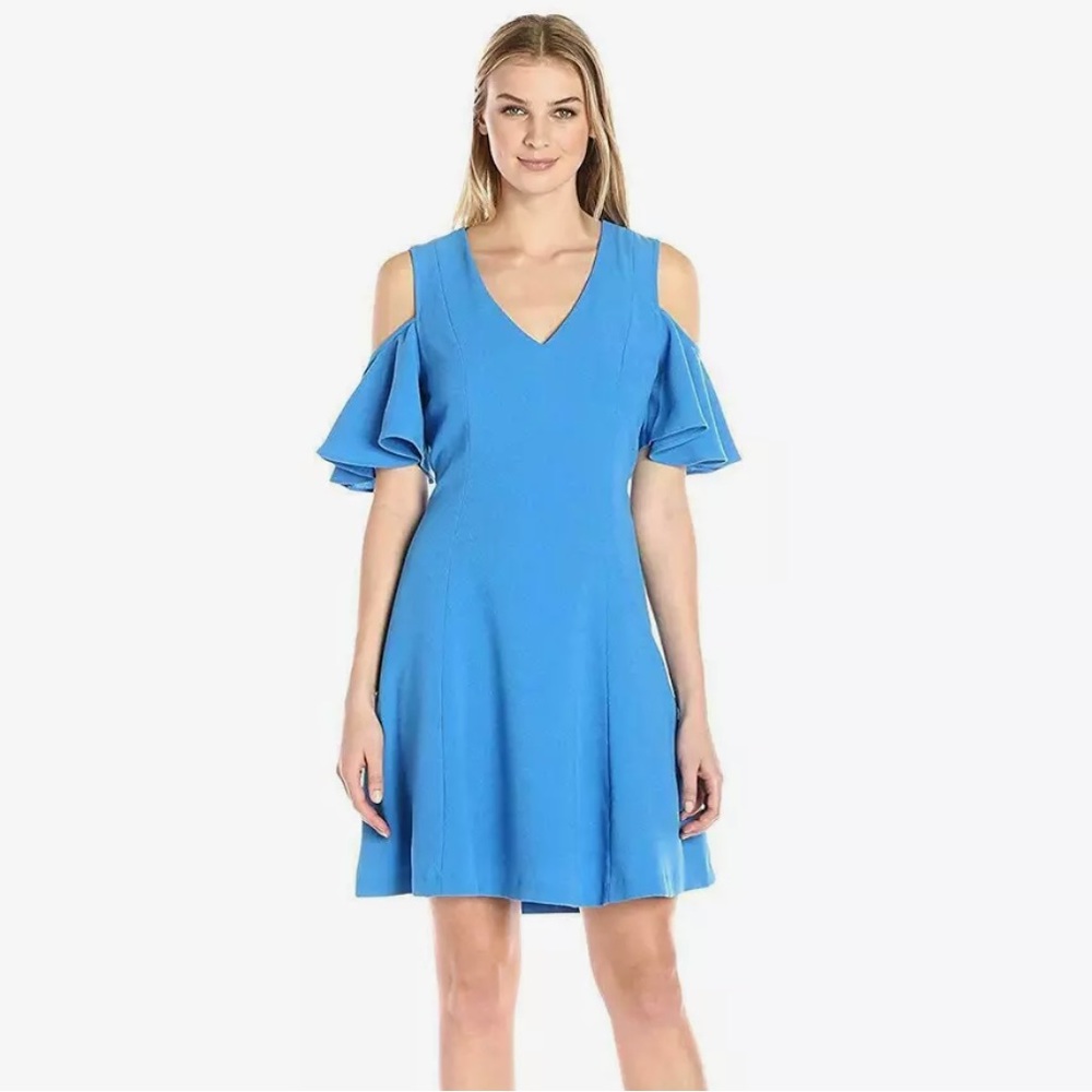 Lark & Ro Cold Shoulder Dress